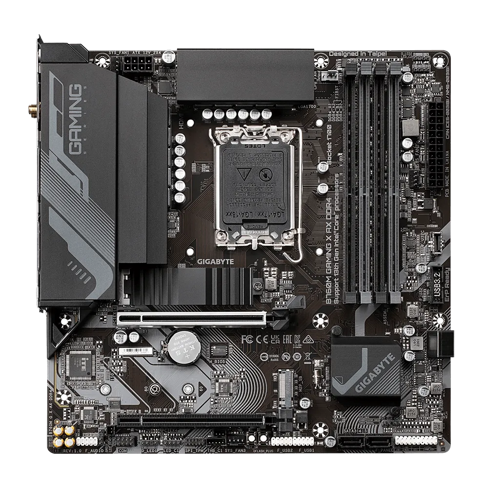 GIGABYTE MOTHERBOARD B760M Gaming X AX DDR4 GIGABYTE MOTHERBOARD B760M Gaming X AX DDR4